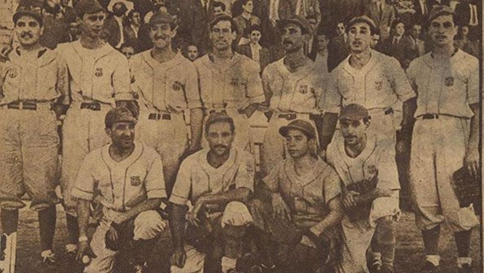 El FC Barcelona de béisbol en 1946