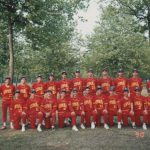 Selección Nacional Júnior que fue Subcampeona en el Campeonato de Europa de Amberes (Bélgica) en 1990