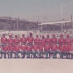 Equipo Nacional preparando el Campeonato de Europa de 1983 en Sant Boi